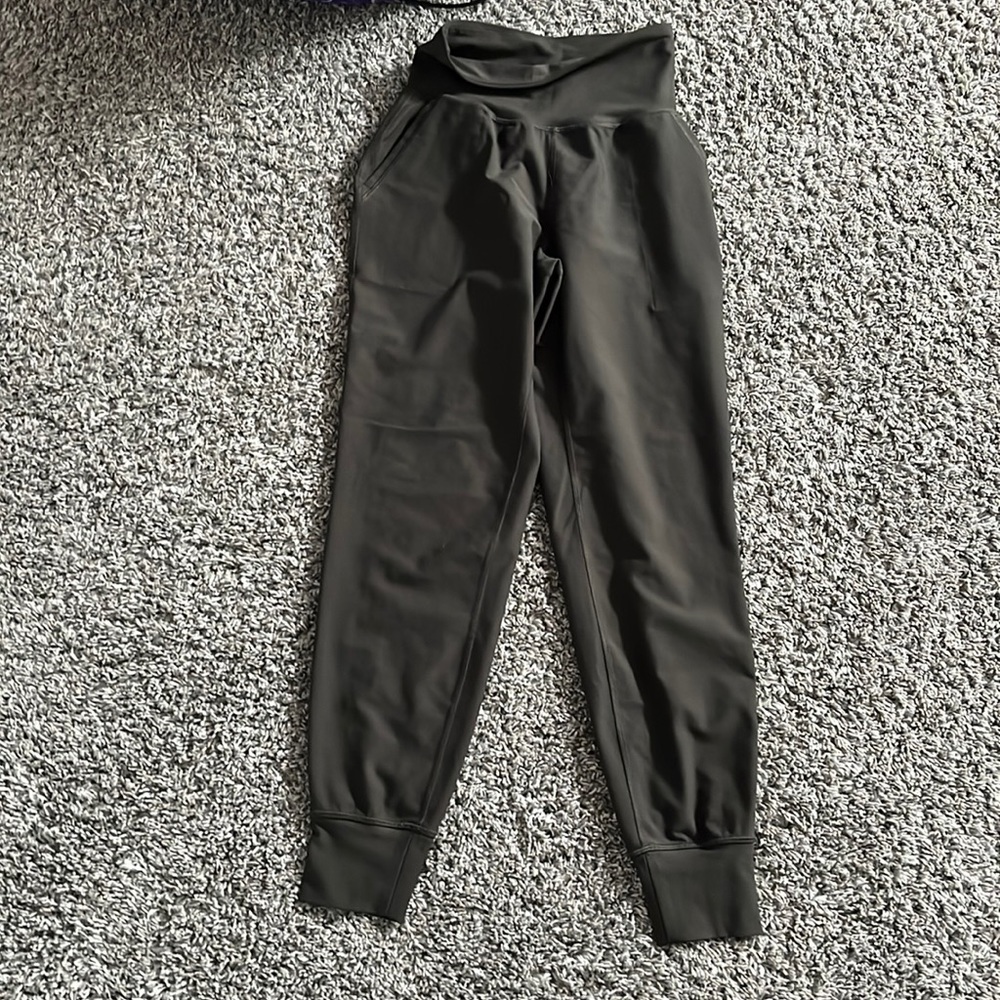 Dark green joggers